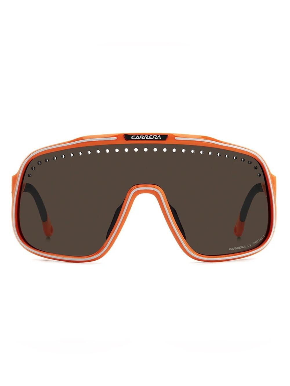 NEW!!! Carrera C Sport 02/S A1WIR Orange Shield Sunglass Visor with Brown Lenses